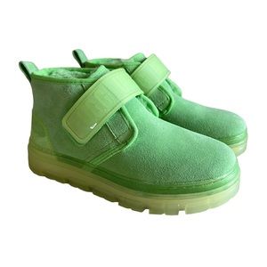 UGG Neumel Clear Neon Green Chukka Boots